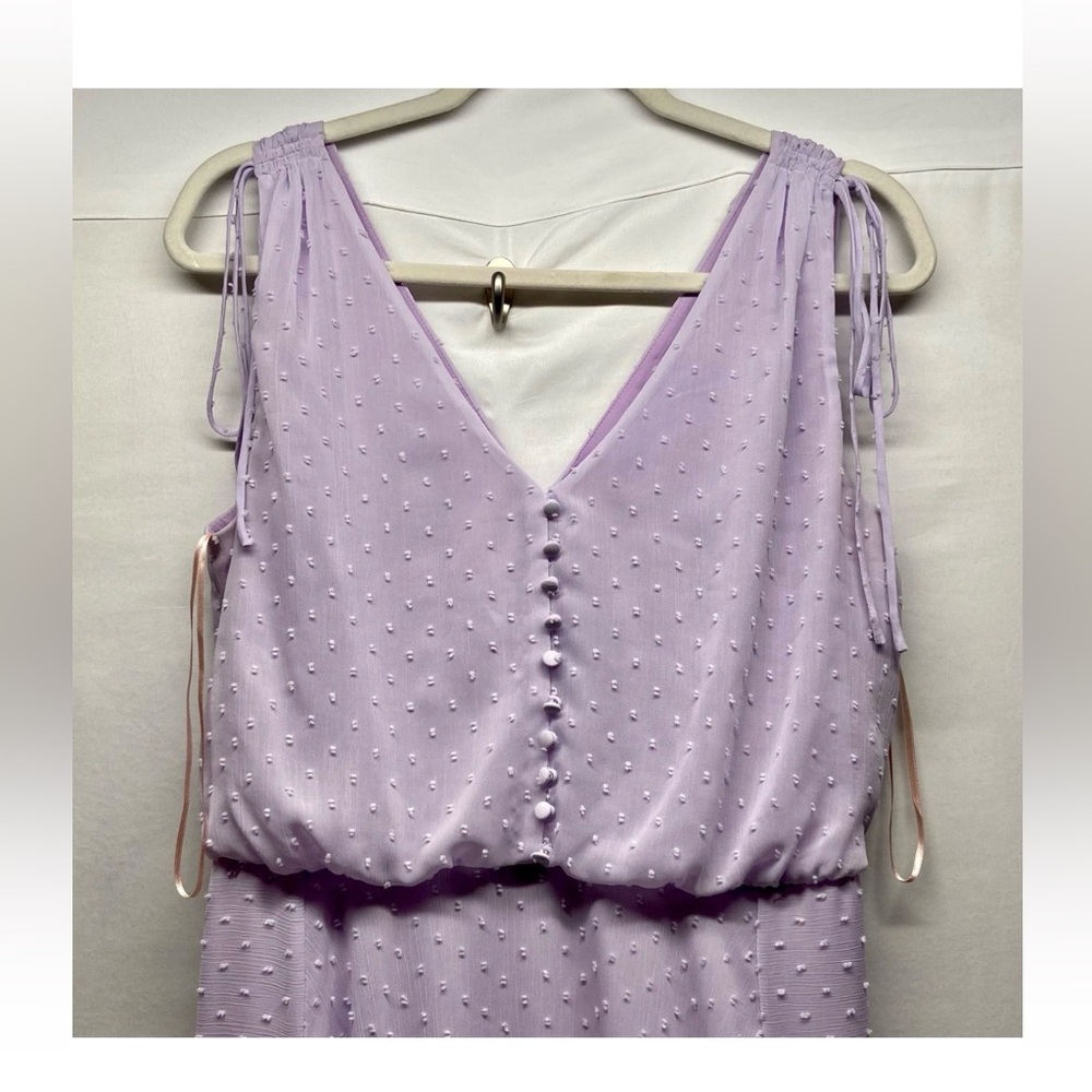 Gal Meets Glam Elegant Lavender Midi Dress 10 - Picture 4 of 14